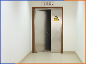 雙扇平開式不銹鋼防護門